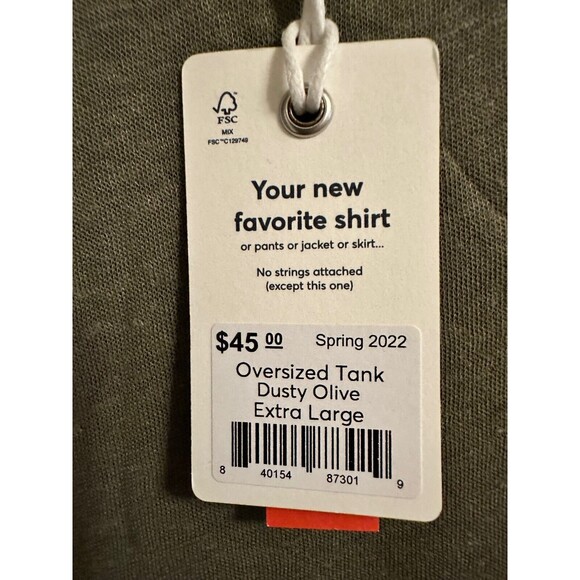 Marine Layer Olive Green Tank Top - Picture 4 of 6